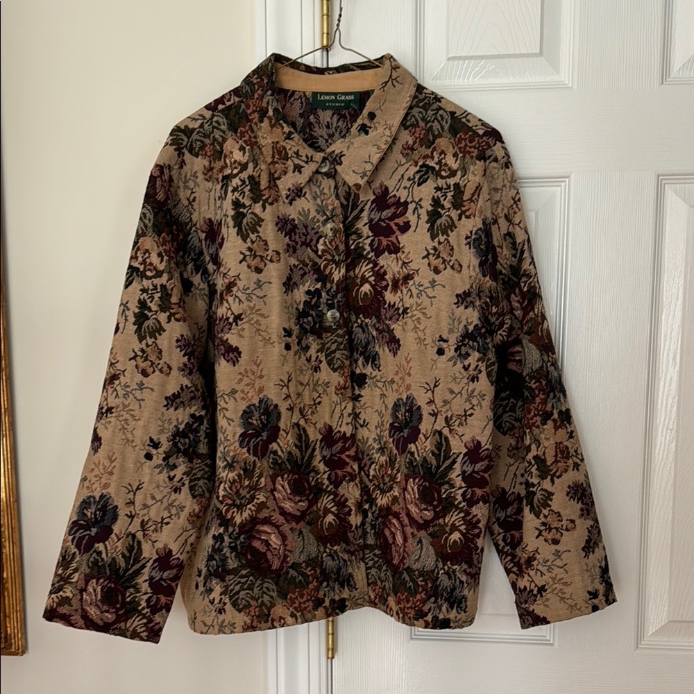 Women's Floral Jacket - Multicolor